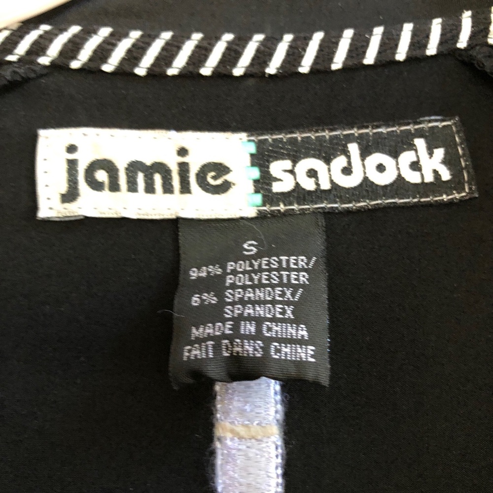 Jamie Sadock  Women’s black & white golf shirt - Picture 2 of 3